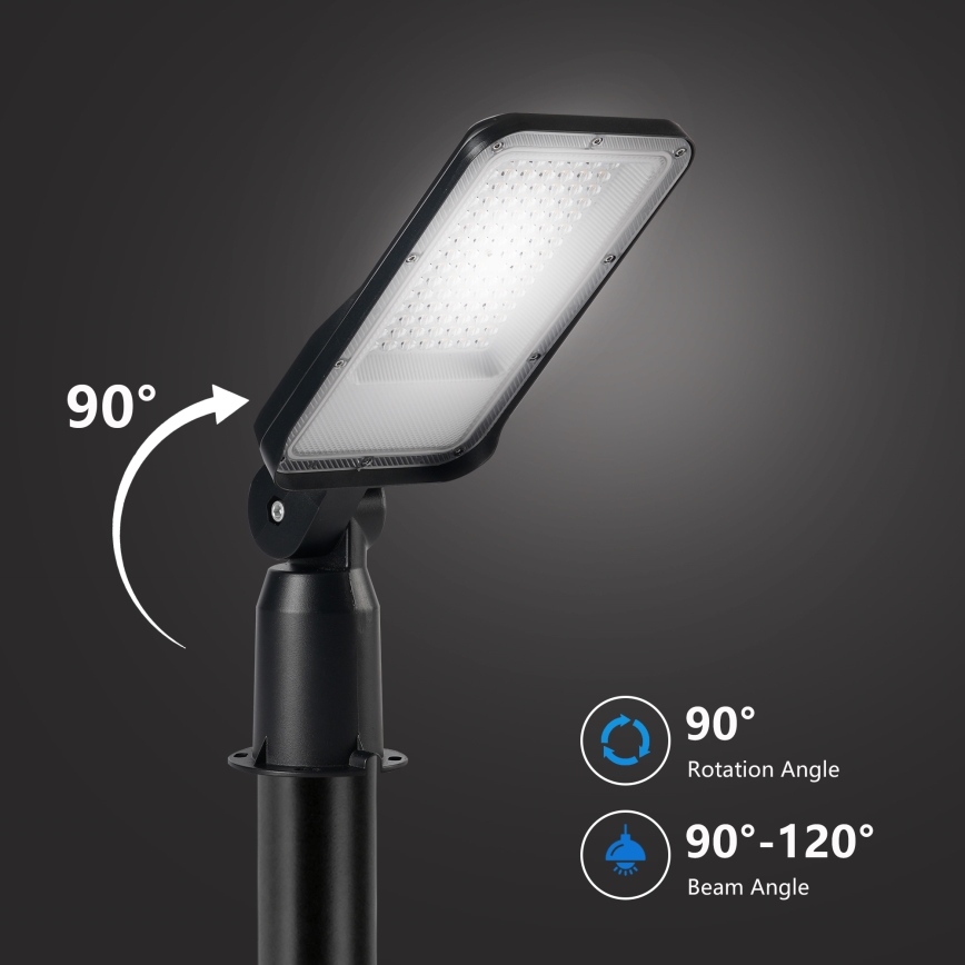 Brilagi - LED gatlampa URBANLIGHT LED/50W/230V svart IP65