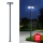 Brilagi - LED-gatlykta med 3 m hög stolpe URBANSPARK LED/120W/230V antracit IP65