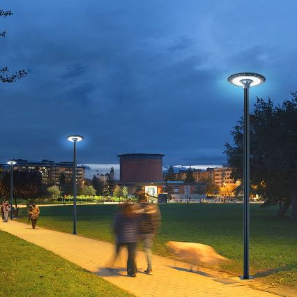 Brilagi - LED-gatlykta med 3 m hög stolpe URBANSPARK LED/120W/230V antracit IP65