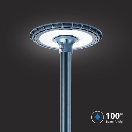 Brilagi - LED-gatlykta med 3 m hög stolpe URBANSPARK LED/120W/230V antracit IP65
