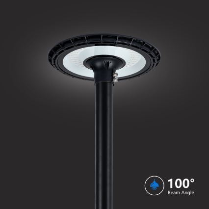 Brilagi - LED gatlykta med 3 m stolpe URBANSPARK LED/120W/230V svart IP65