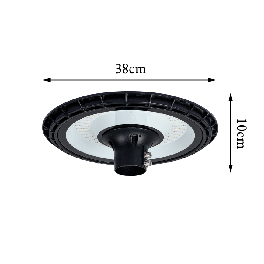 Brilagi - LED gatlykta med 3 m stolpe URBANSPARK LED/120W/230V svart IP65