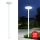Brilagi - LED-gatlykta med 3 m stolpe URBANSPARK LED/120W/230V vit IP65