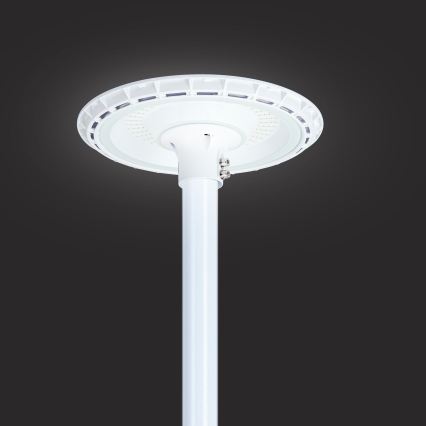 Brilagi - LED-gatlykta med 3 m stolpe URBANSPARK LED/120W/230V vit IP65