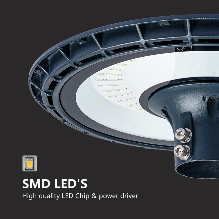 Brilagi - LED-gatulampa med 5 m stolpe URBANSPARK LED/120W/230V antracit IP65