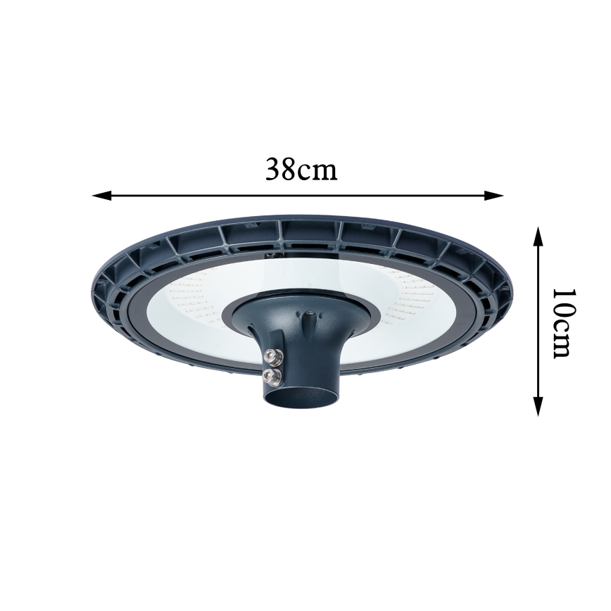 Brilagi - LED-gatulampa med 5 m stolpe URBANSPARK LED/120W/230V antracit IP65