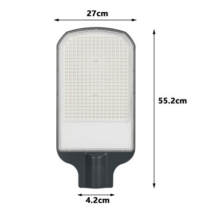 Brilagi - LED-gatlykta URBANLIGHT LED/200W/230V antracit IP65