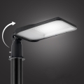 Brilagi - LED-gatuarmatur för utomhusbruk med ledat fäste URBANLIGHT LED/100W/230V svart IP65