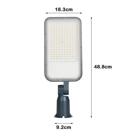 Brilagi - LED-gatuarmatur URBANLIGHT LED/100W/230V antracit IP65