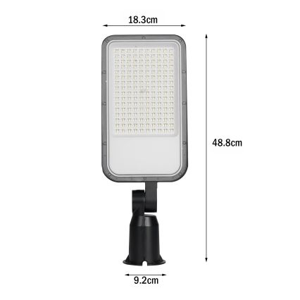 Brilagi - LED Gatuarmatur URBANLIGHT LED/100W/230V svart IP65