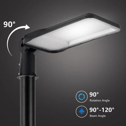 Brilagi - LED-gatuarmatur URBANLIGHT LED/200W/230V svart IP65