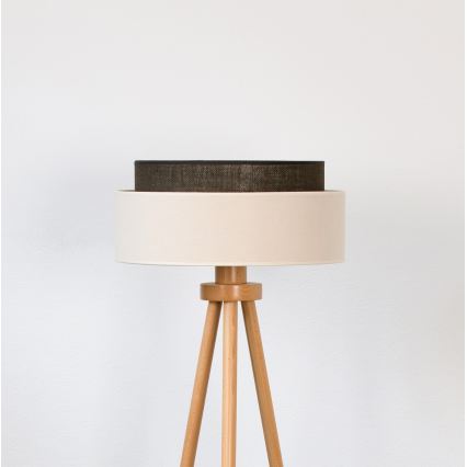 Brilagi - LED-golvlampa BOHO STYLE 1xE27/15W/230V krämfärgad/brun