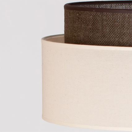 Brilagi - LED-golvlampa BOHO STYLE 1xE27/15W/230V krämfärgad/brun