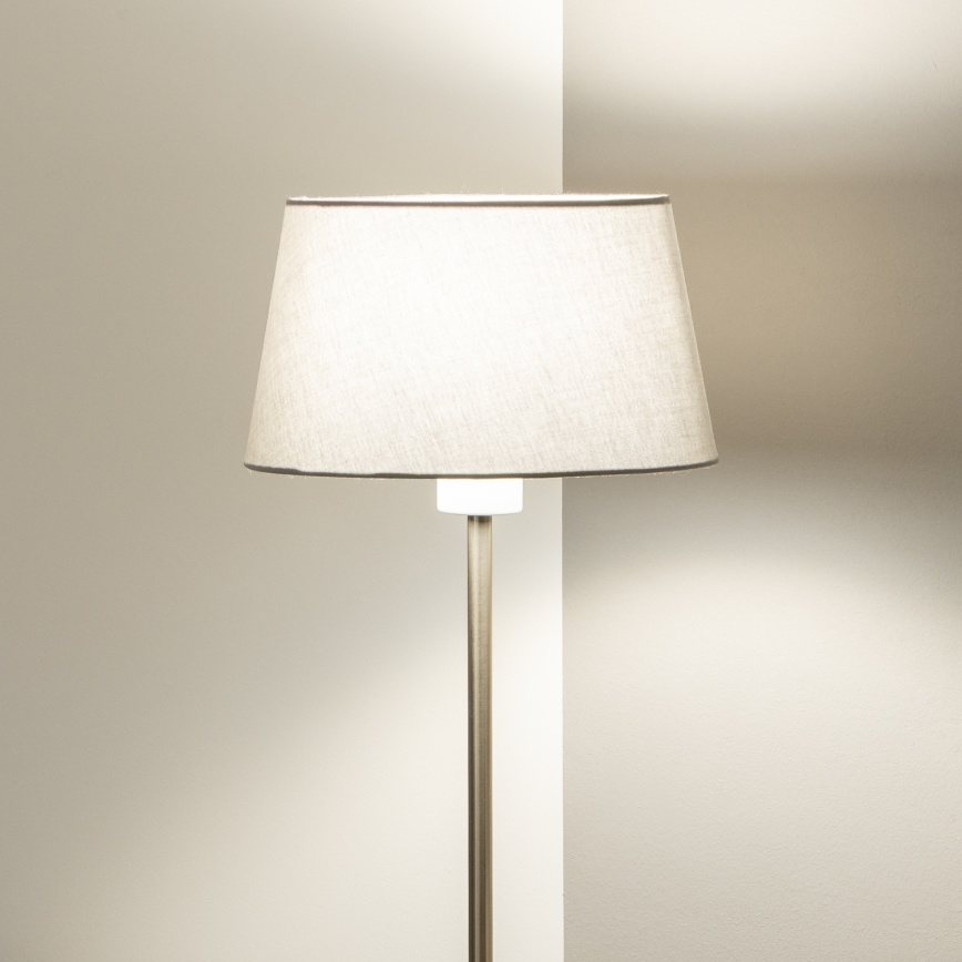 Brilagi - LED-golvlampa CERIA 1x E27/40W/230V, Ø 25 cm, grå/matt krom