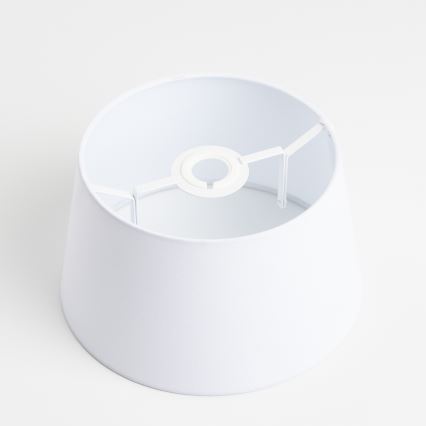 Brilagi - LED-golvlampa CERIA 1xE27/40W/230V Ø 20,5 cm vit/mattkrom