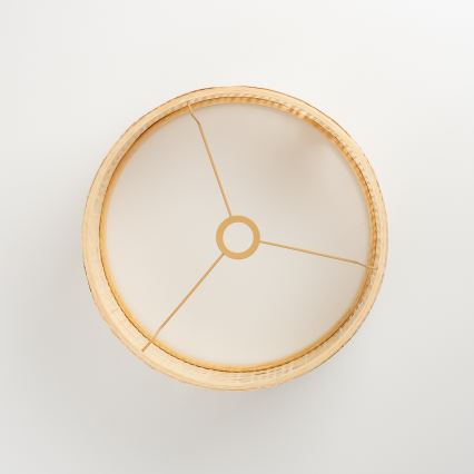 Brilagi - LED-golvlampa CERIA 1xE27/40W/230V Ø 25 cm bambu/svart