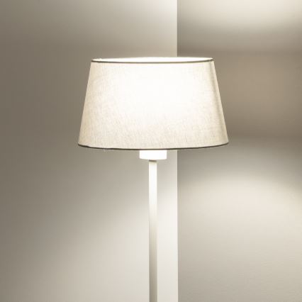 Brilagi - LED-golvlampa CERIA 1xE27/40W/230V Ø 25 cm grå/vit