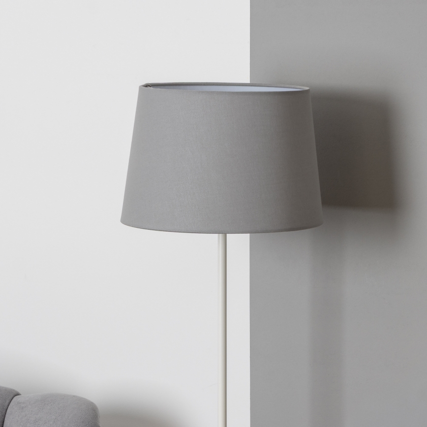 Brilagi - LED-golvlampa CERIA 1xE27/40W/230V Ø 30 cm grå/vit