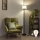 Brilagi - LED golvlampa CERIA 1xE27/40W/230V Ø 30 cm vit/svart
