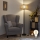 Brilagi - LED golvlampa CERIA 1xE27/40W/230V Ø 35 cm beige/svart