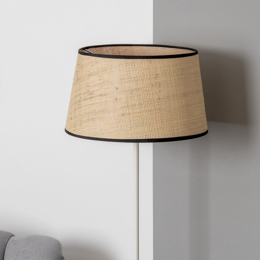 Brilagi - LED-golvlampa CERIA 1xE27/40W/230V Ø 35 cm beige/vit