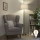 Brilagi - LED Golvlampa CERIA 1xE27/40W/230V Ø 45 cm grå/matt krom