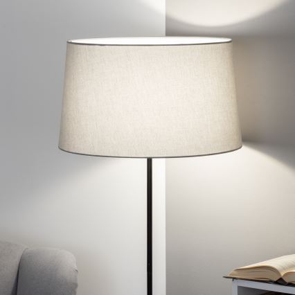 Brilagi - LED-golvlampa CERIA 1xE27/40W/230V Ø 45 cm grå/svart