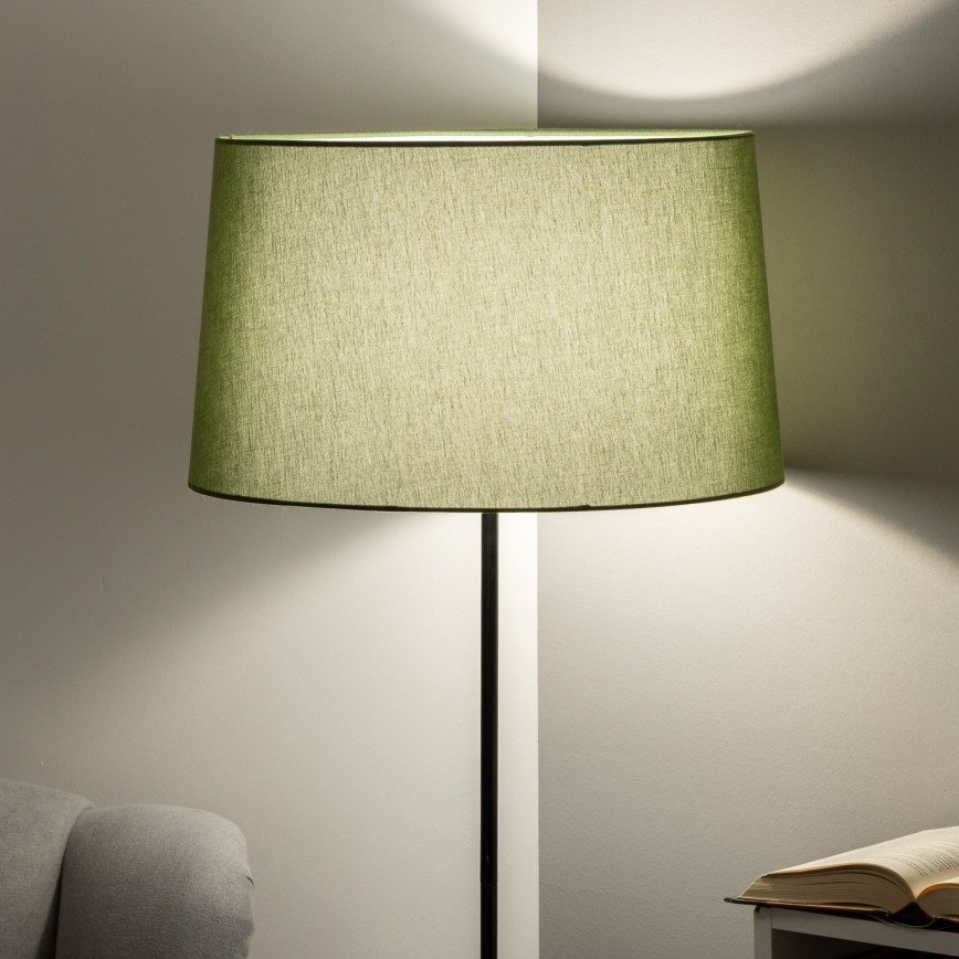 Brilagi - LED-golvlampa CERIA 1xE27/40W/230V Ø 45 cm grön/svart