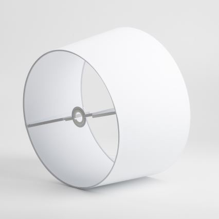 Brilagi - LED-golvlampa CERIA 1xE27/40W/230V Ø 45 cm vit/mattkrom
