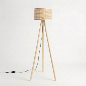 Brilagi - LED-golvlampa CERIA 1xE27/60W/230V Ø 25 cm beige