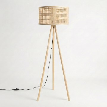 Brilagi - LED-golvlampa CERIA 1xE27/60W/230V Ø 40 cm beige