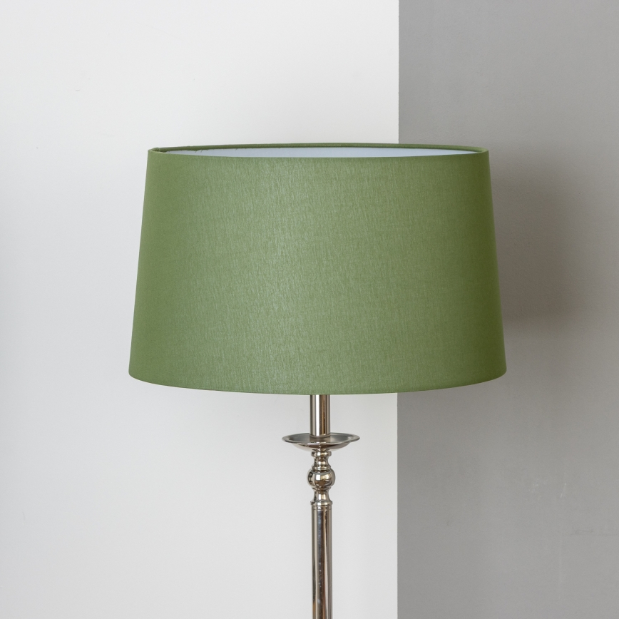 Brilagi - LED-golvlampa CERIA 1xE27/60W/230V Ø 45 cm blank krom/grön