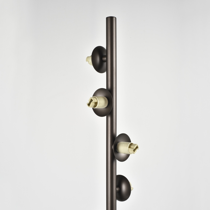 Brilagi - LED-golvlampa MILLA 7xG9/3W/230V brun/rökbrun