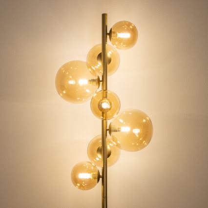 BRILAGI - LED golvlampa MILLA 7xG9/3W/230V guld
