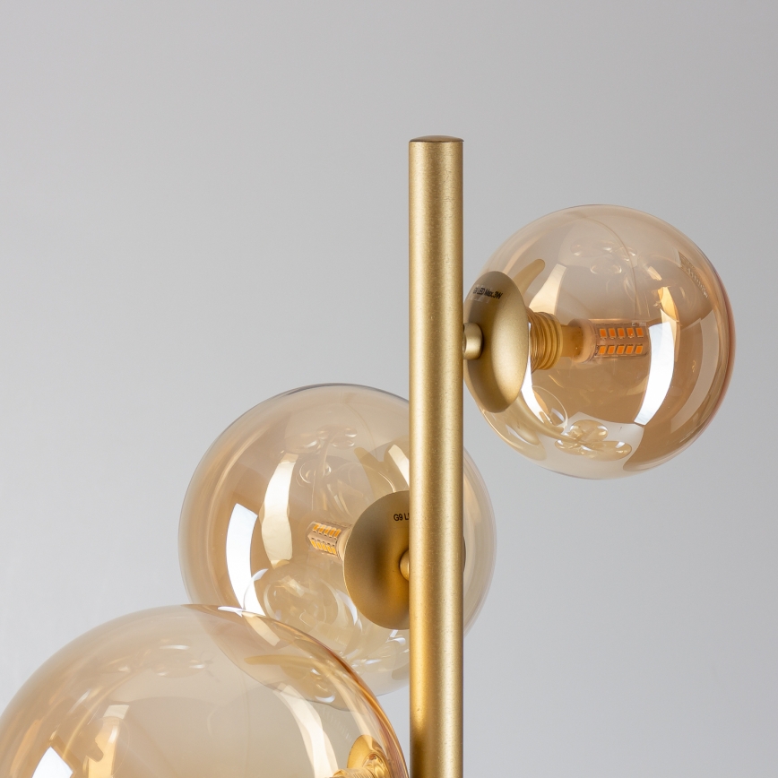 BRILAGI - LED golvlampa MILLA 7xG9/3W/230V guld