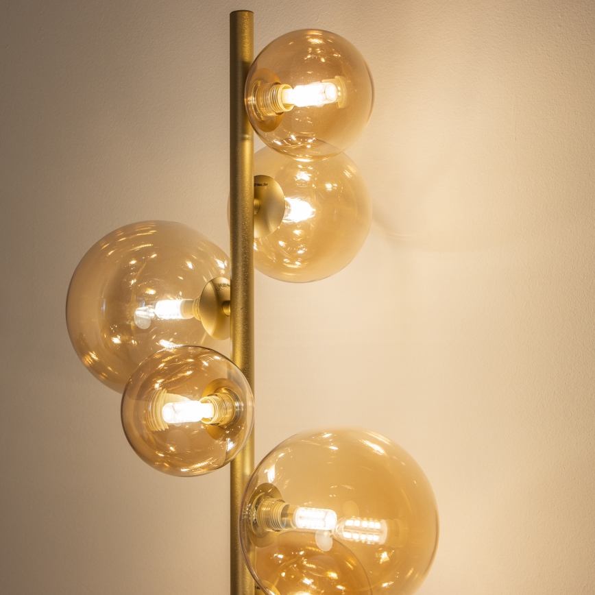 BRILAGI - LED golvlampa MILLA 7xG9/3W/230V guld