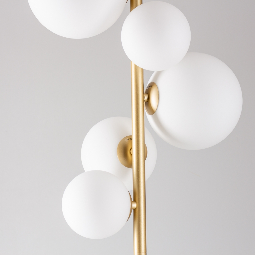 BRILAGI - LED golvlampa MILLA 7xG9/3W/230V guld/vit