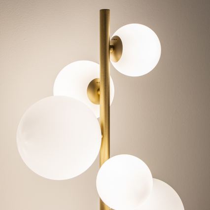 BRILAGI - LED golvlampa MILLA 7xG9/3W/230V guld/vit
