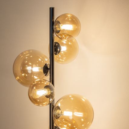 BRILAGI - LED Golvlampa MILLA 7xG9/3W/230V svart krom/guld