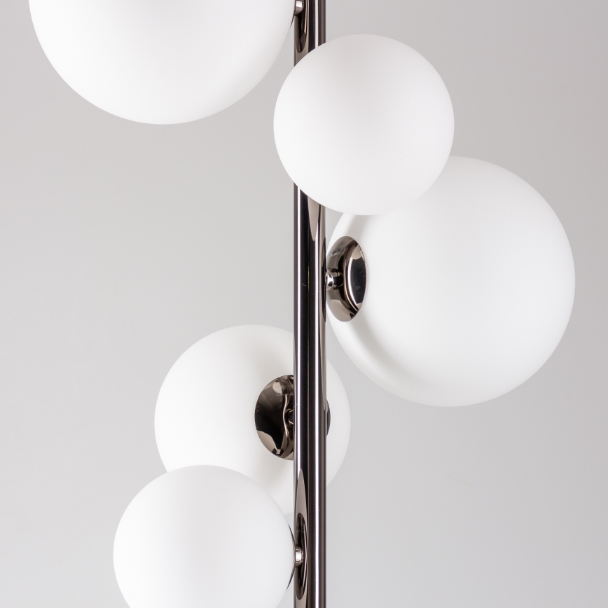 BRILAGI - LED golvlampa MILLA 7xG9/3W/230V svart krom/vit