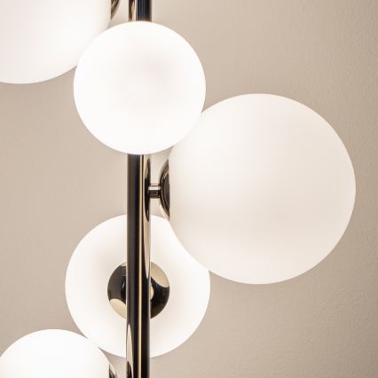 BRILAGI - LED golvlampa MILLA 7xG9/3W/230V svart krom/vit
