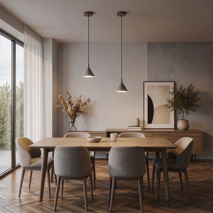 BRILAGI - LED Hänglampa med kabel CONE SINGLE 1xGX53/15W/230V beige