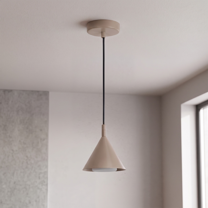 BRILAGI - LED Hänglampa med kabel CONE SINGLE 1xGX53/15W/230V beige