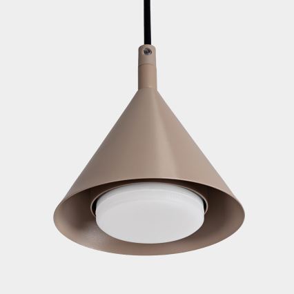 BRILAGI - LED Hänglampa med kabel CONE SINGLE 1xGX53/15W/230V beige