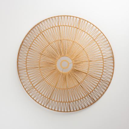 Brilagi - LED-hänglampa med vajerupphängning CERIA BOHO 1xE27/40W/230V Ø 70 cm brun