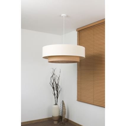 Brilagi - LED-hänglampa på lina BOHO-STIL 3xE27/15W/230V Ø 80 cm