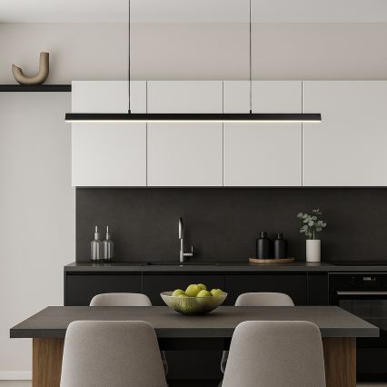 Brilagi - LED-hänglampa på vajer AXIS LED/30W/230V 120 cm svart