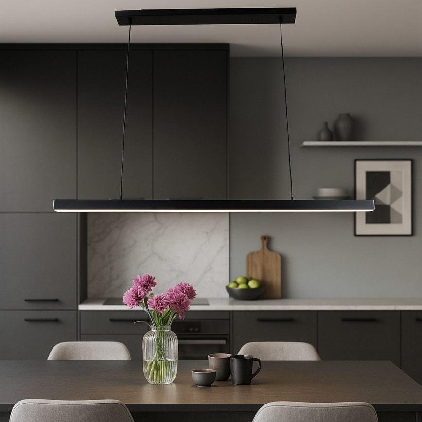 Brilagi - LED-hänglampa på vajer AXIS LED/30W/230V 120 cm svart