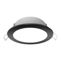 Brilagi - LED-infälld badrumsarmatur LED/12W/230V 3000K svart IP65