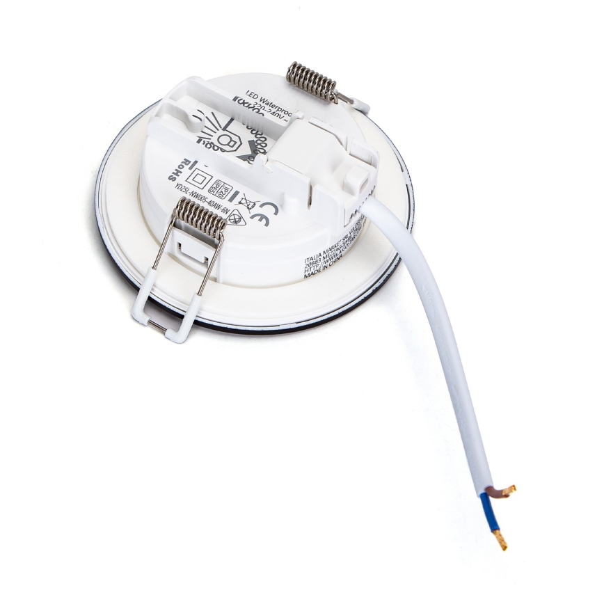 Brilagi - LED infälld badrumsarmatur LED/4,8W/230V 6000K svart IP65